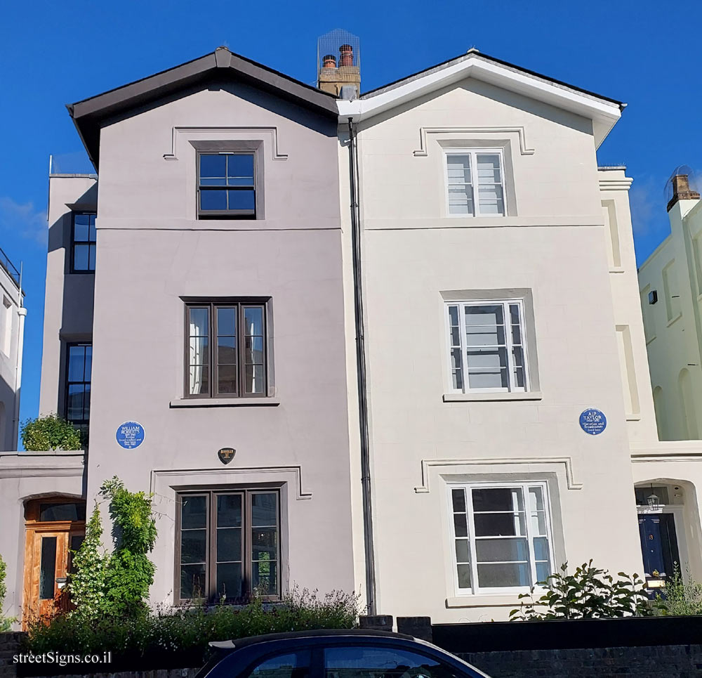 The houses of William Roberts and A. J. P. Taylor - St Mark’s Cres, London, UK