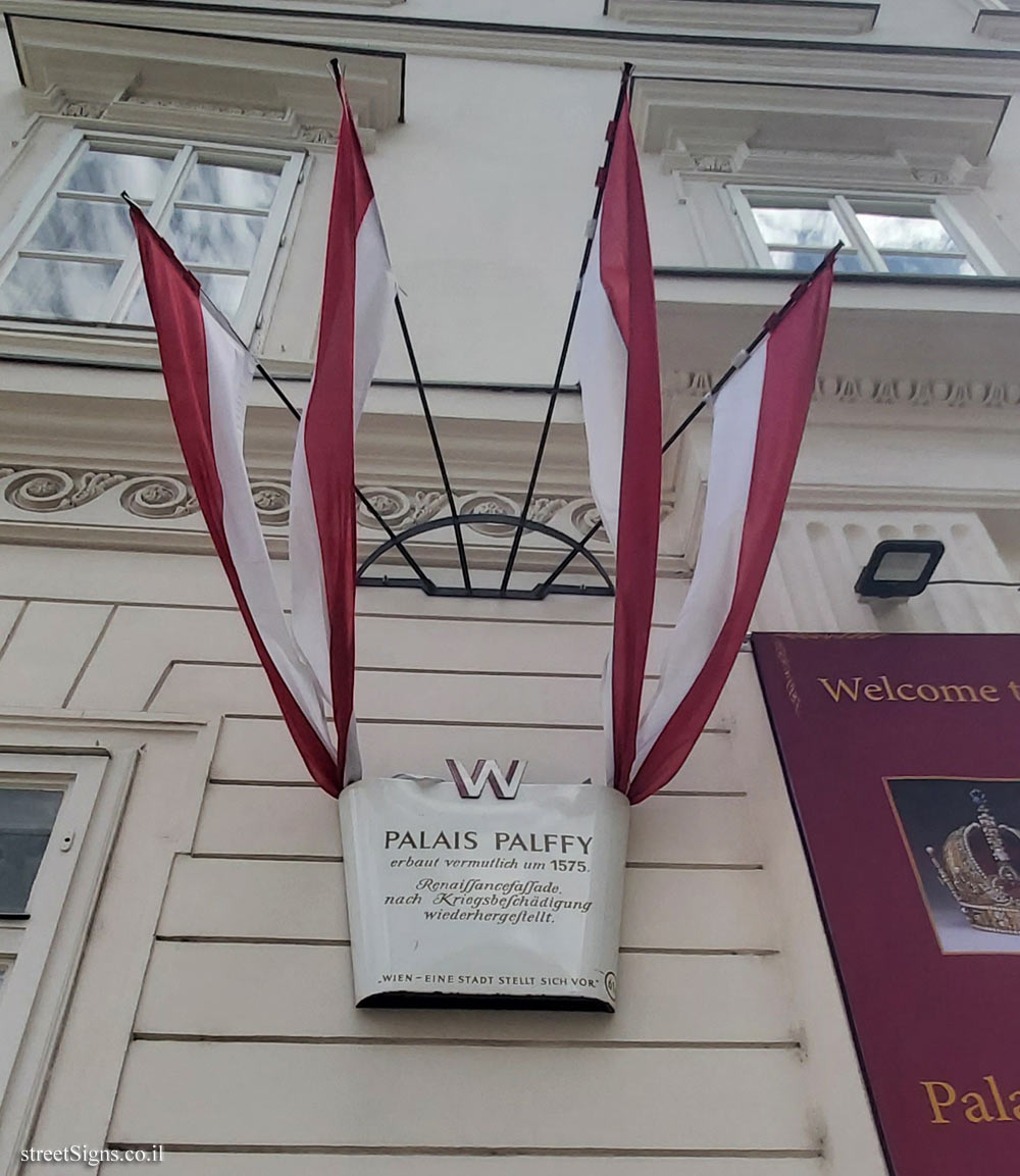 Vienna - A city introduces itself - Palais Pálffy - Josefsplatz 6, 1010 Wien, Austria