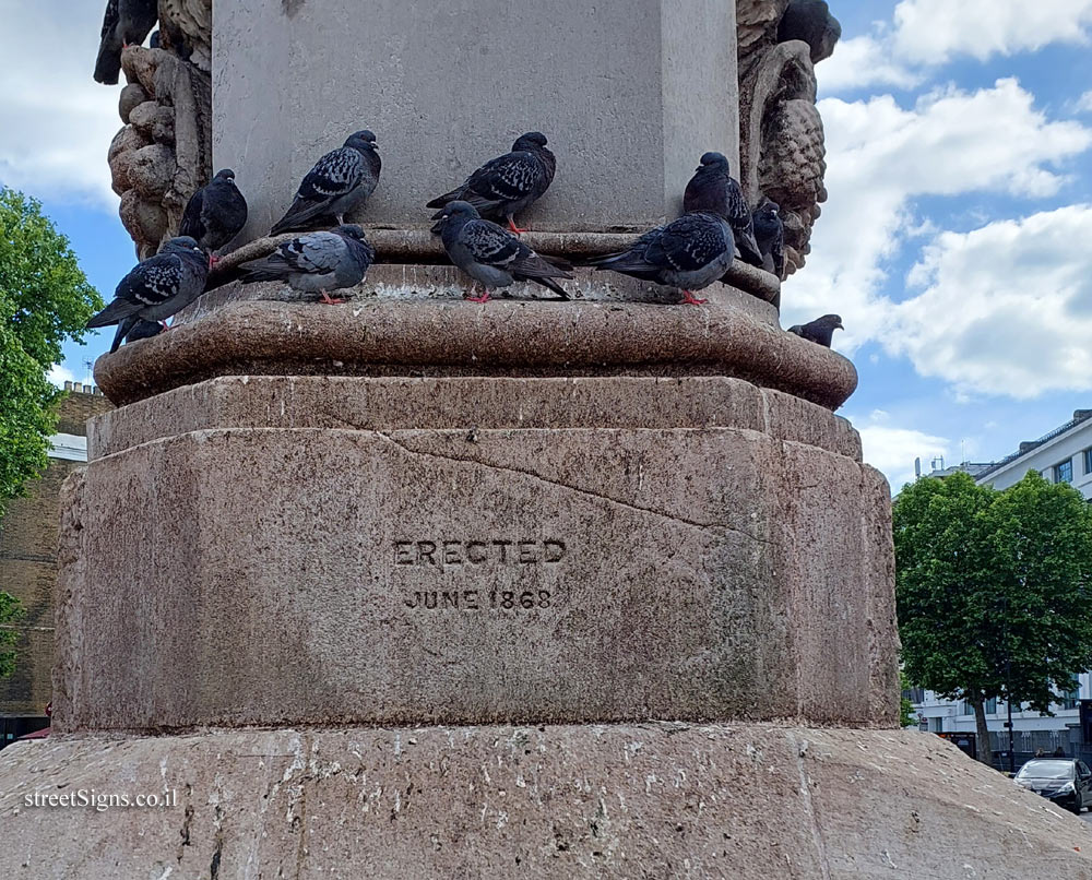 London - A statue commemorating Richard Cobden - Camden High St, London NW1 0JH, UK