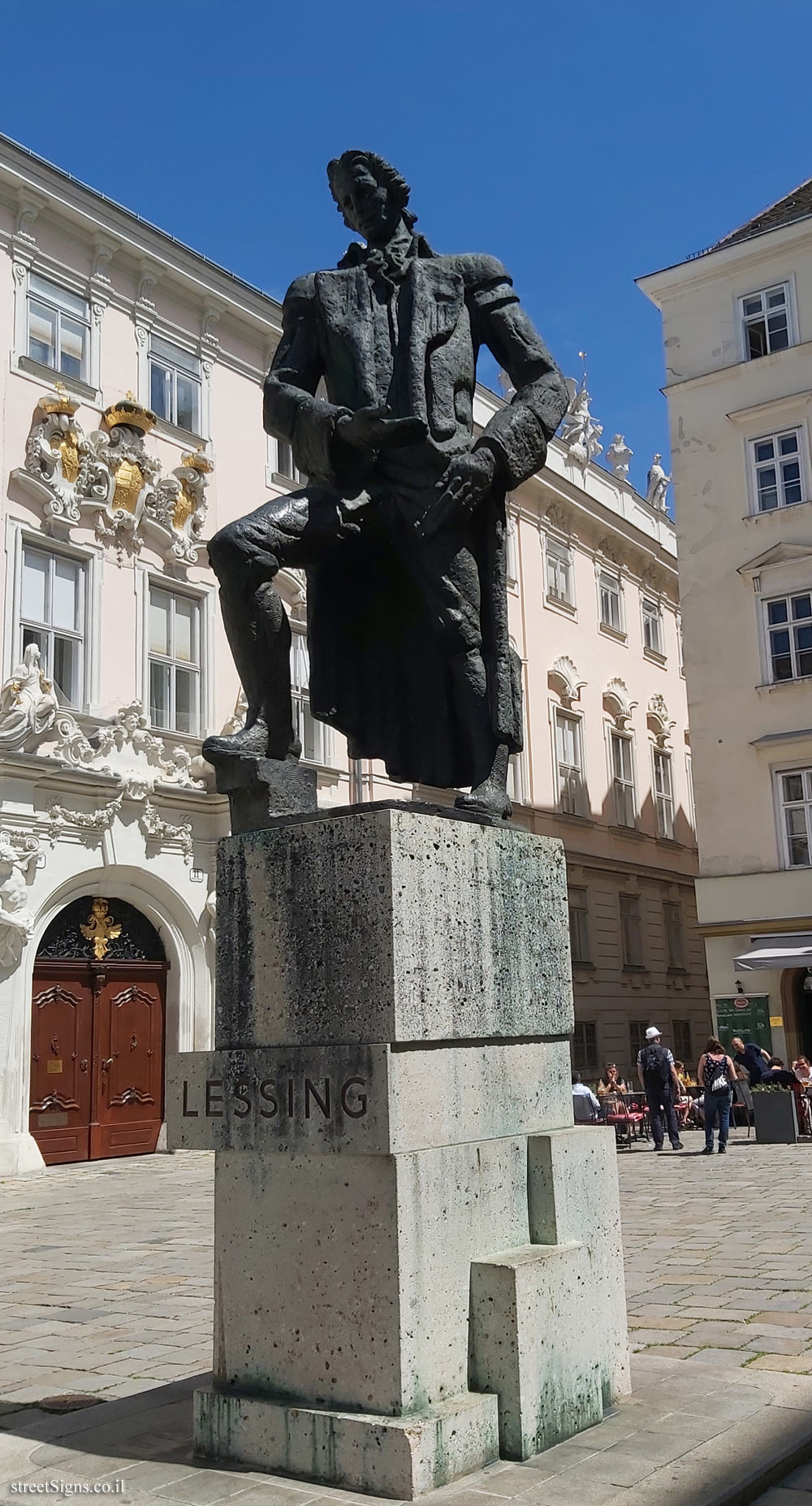 Vienna - Lessing monument - Judenpl. 1010, 1010 Wien, Austria