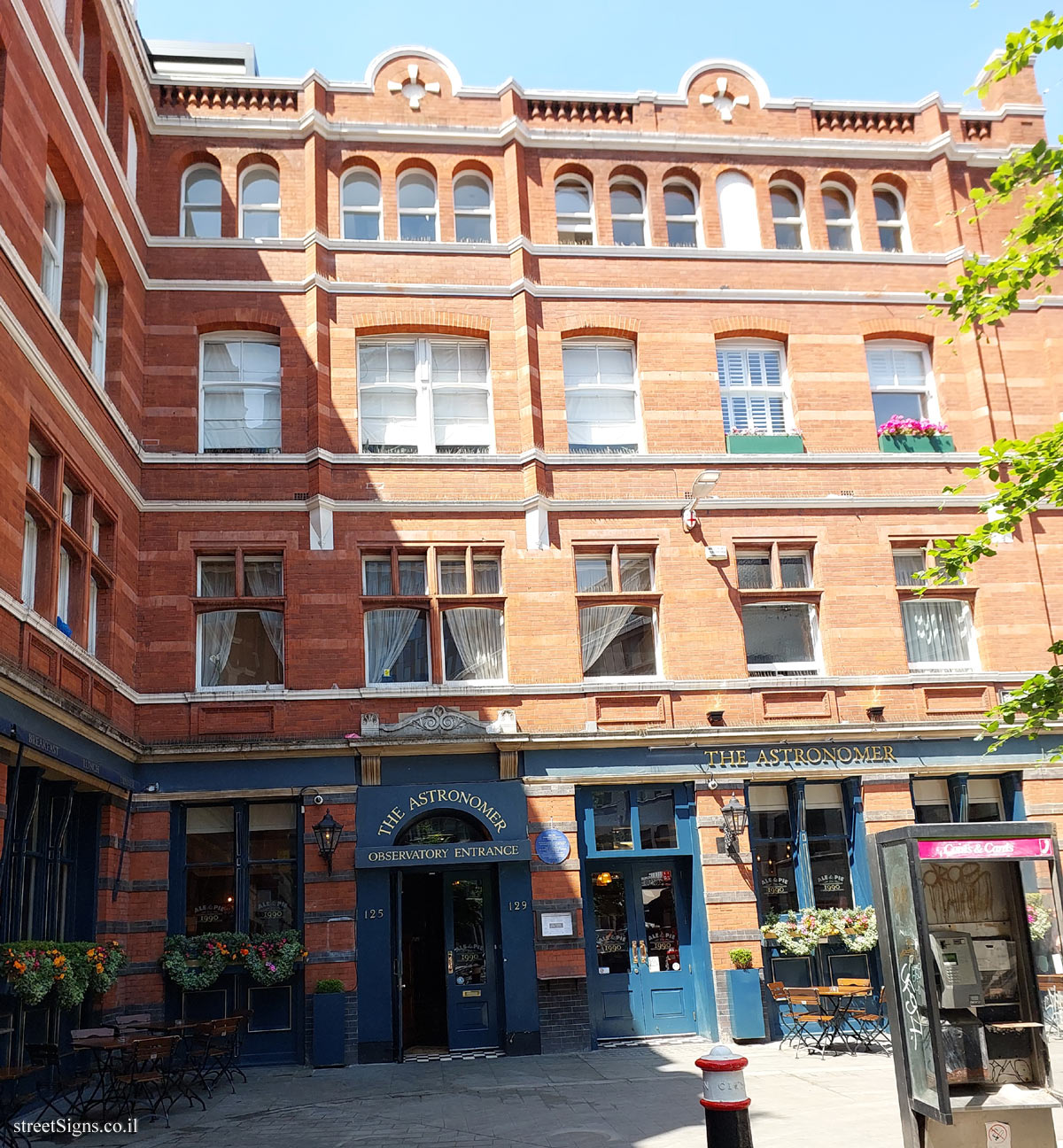 London - A memorial plaque on the site of the Jewish Board of Guardians - 125-129 Middlesex St, London E1 7JF, UK