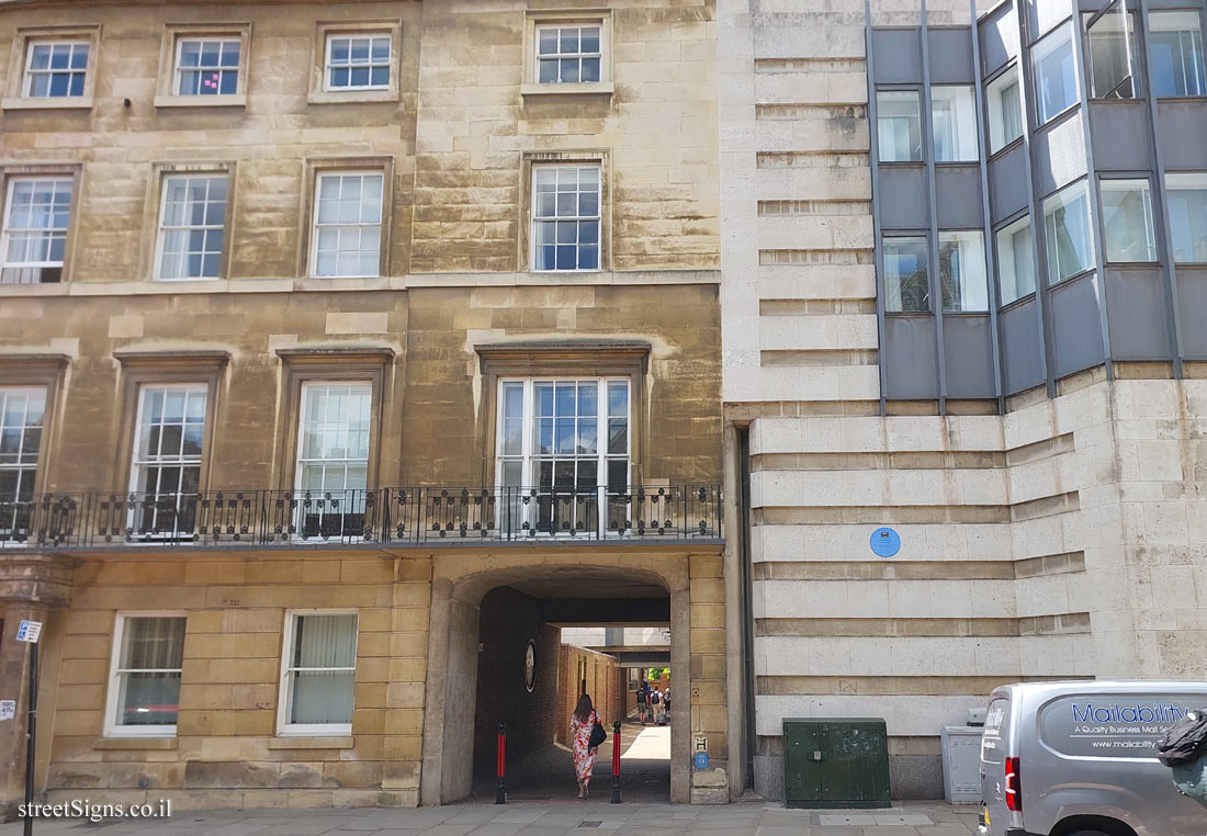 Cambridge - A memorial plaque where mathematician Alan Turing studied - 59 Trumpington St, Cambridge CB2 1SJ, UK