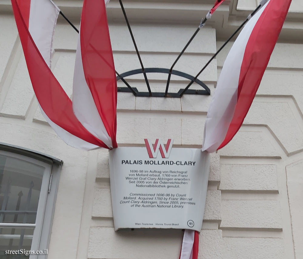Vienna - A city introduces itself - Palais Mollard-Clary - Herrengasse 9, 1010 Wien, Austria