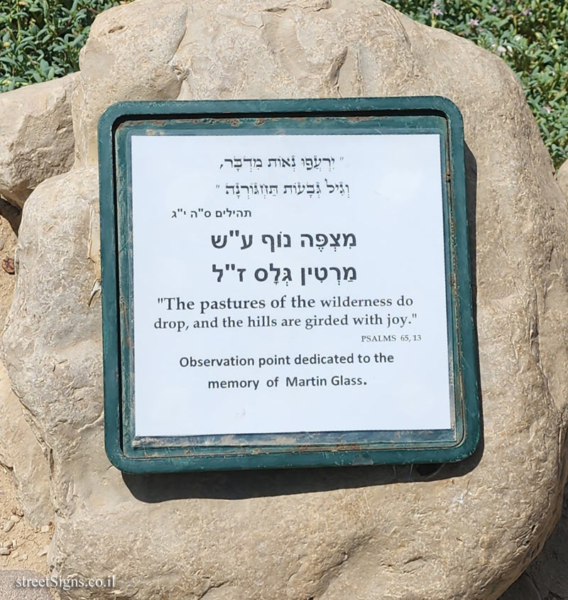 Ein Gedi - Arugot Lookout - Ein Gedi, Israel