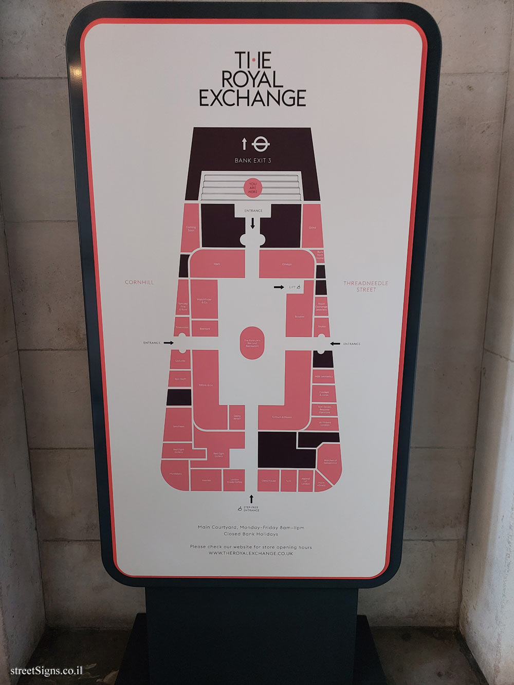 London - The Royal Exchange - 1 Royal Exchange, London EC3V 3DG, UK