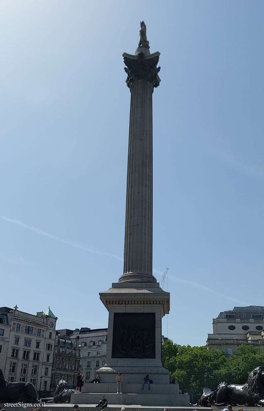 London - Trafalgar Square - Nelson’s Column - Nelson’s Column, London WC2N 5DU, UK