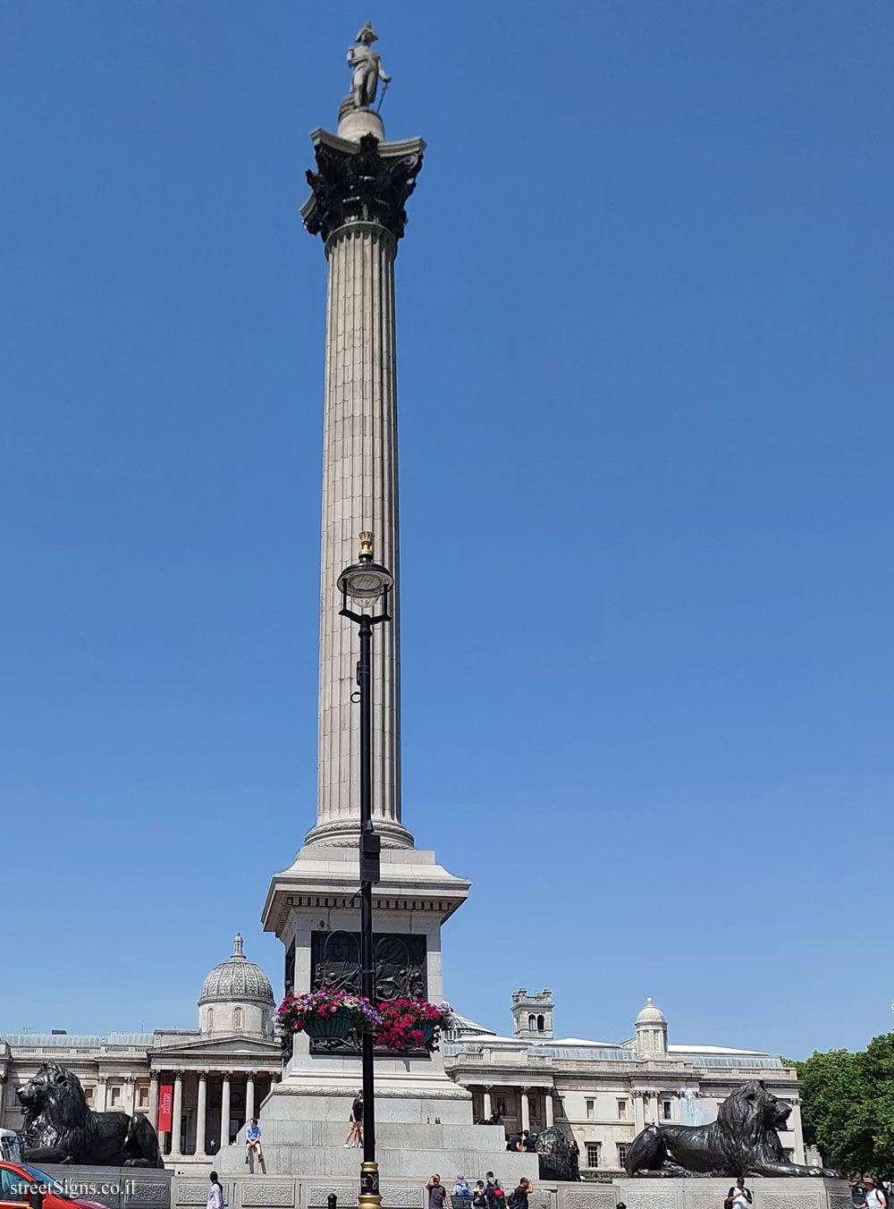 London - Trafalgar Square - Nelson’s Column - Nelson’s Column, London WC2N 5DU, UK