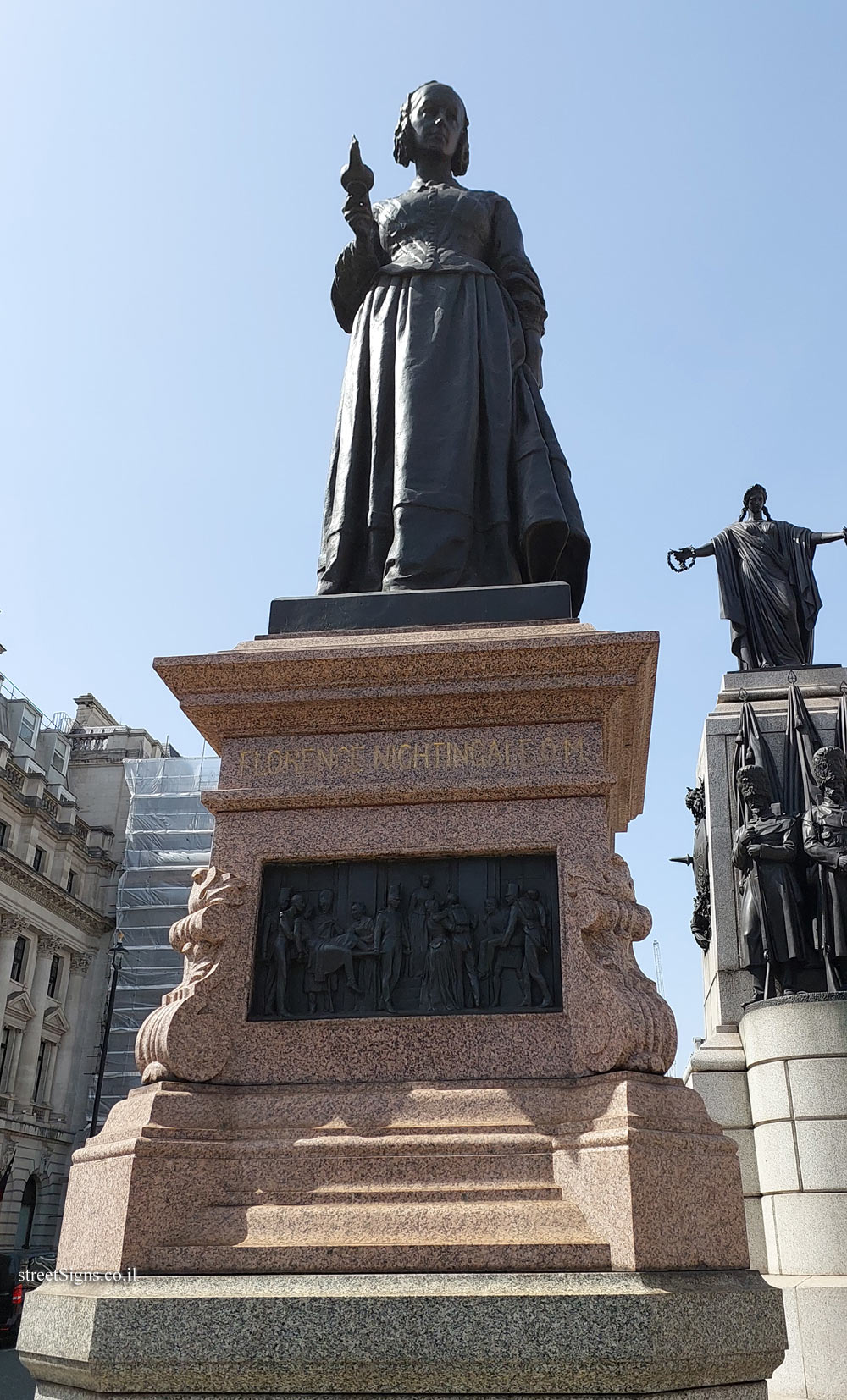 London - Statue commemorating Florence Nightingale - 17 Waterloo Pl, St. James’s, London SW1Y 4AR, UK