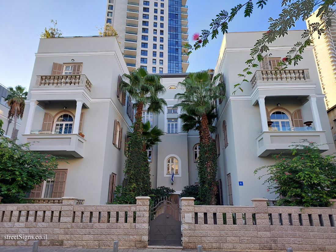 Tel Aviv - buildings for conservation - 6 Yehuda Halevi - Yehuda ha-Levi St 6, Tel Aviv-Yafo, Israel