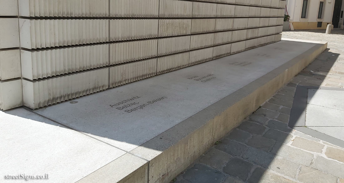 Vienna - the memorial to the Austrian Jews who perished in the Holocaust - Judenplatz Holocaust Memorial, Judenpl., 1010 Wien, Austria