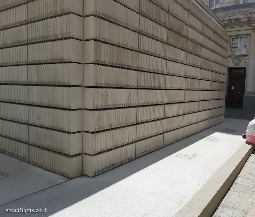 Vienna - the memorial to the Austrian Jews who perished in the Holocaust - Judenplatz Holocaust Memorial, Judenpl., 1010 Wien, Austria