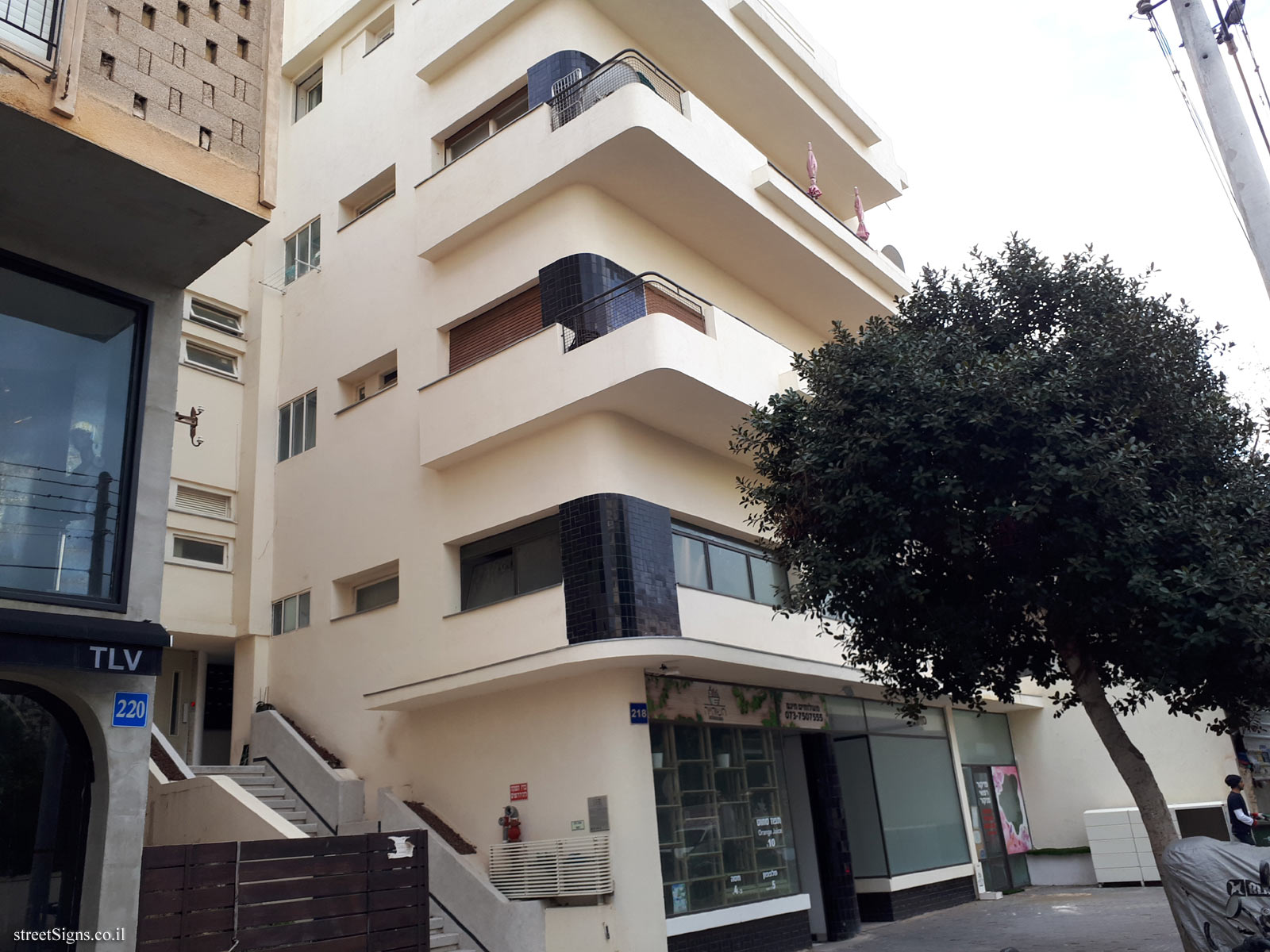 Tel Aviv - buildings for conservation - Ben Yehuda 218