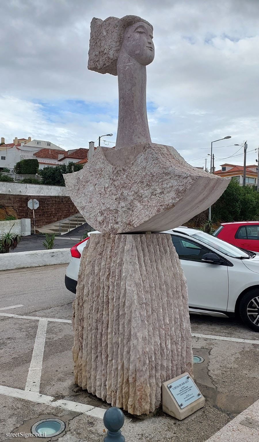 Ericeira - "Goddess of the Blue Sea" outdoor sculpture by Carlos Andrade - Estr. Nacional 116, 2655-368 Ericeira, Portugal