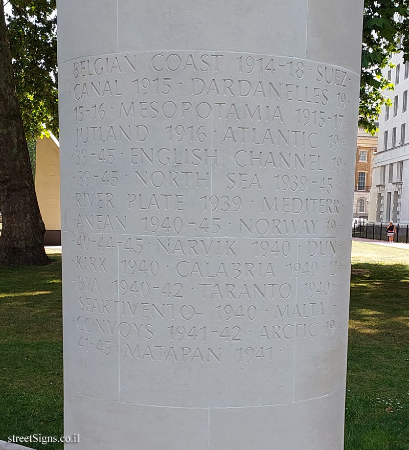 London - A monument commemorating the Fleet Air Arm - 30 Victoria Embankment, London SW1A 2JL, UK