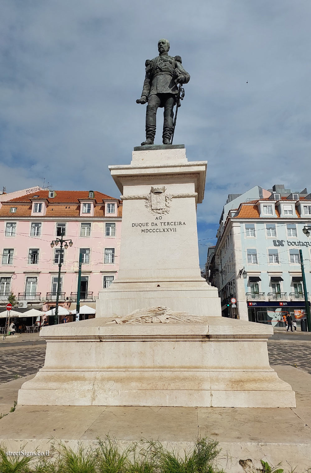 Lisbon - The Duke of Terceira statue - Portugal, Praça Duque da Terceira 1 4, 1200-161 Lisboa, Portugal