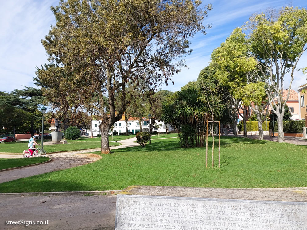 Cascais - the commemoration of the first football match held in Portugal - Av. Vasco da Gama 6, 2750-249 Cascais, Portugal