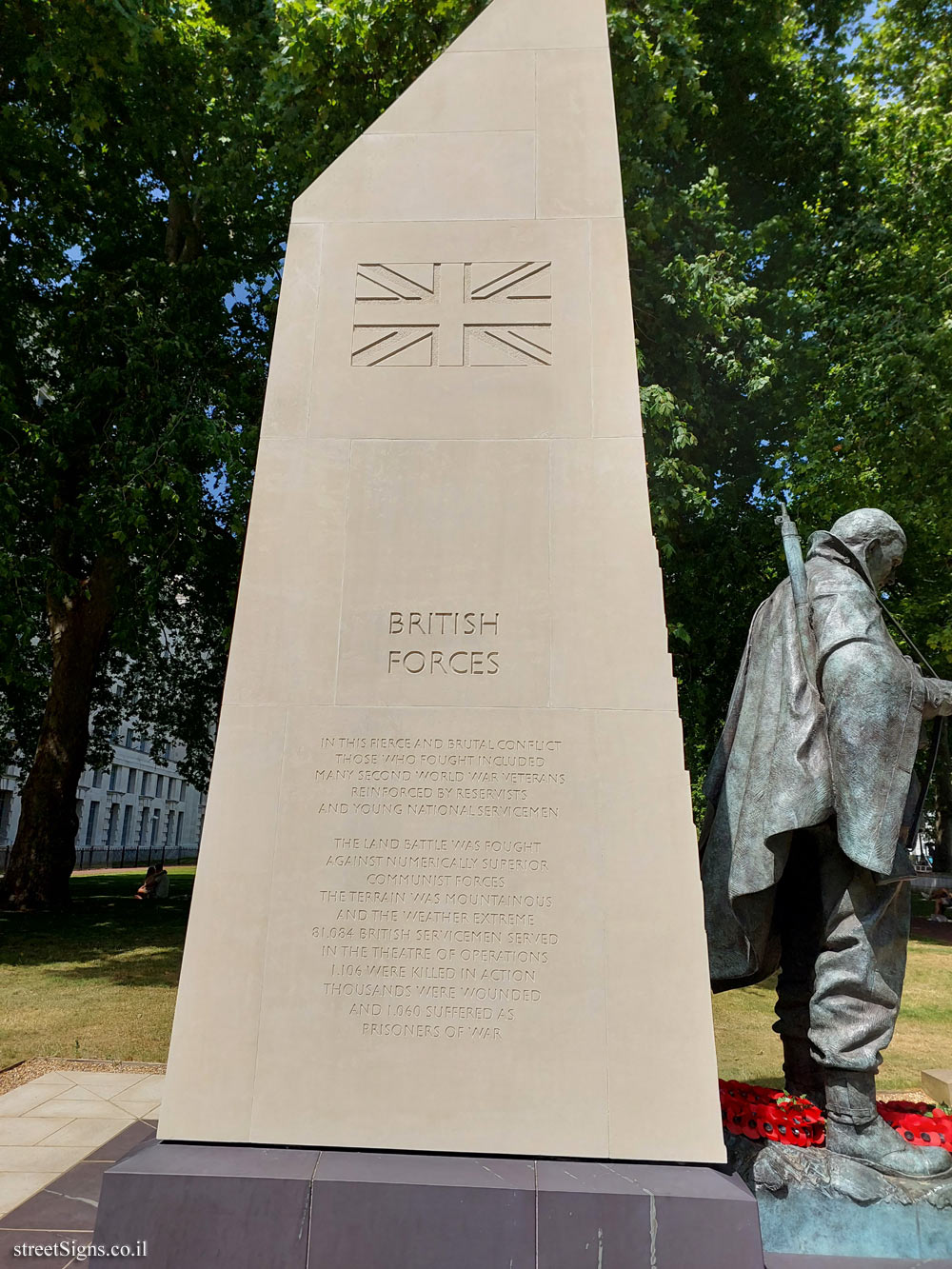 London - Korean War Memorial - 30 Victoria Embankment, London SW1A 2JL, UK