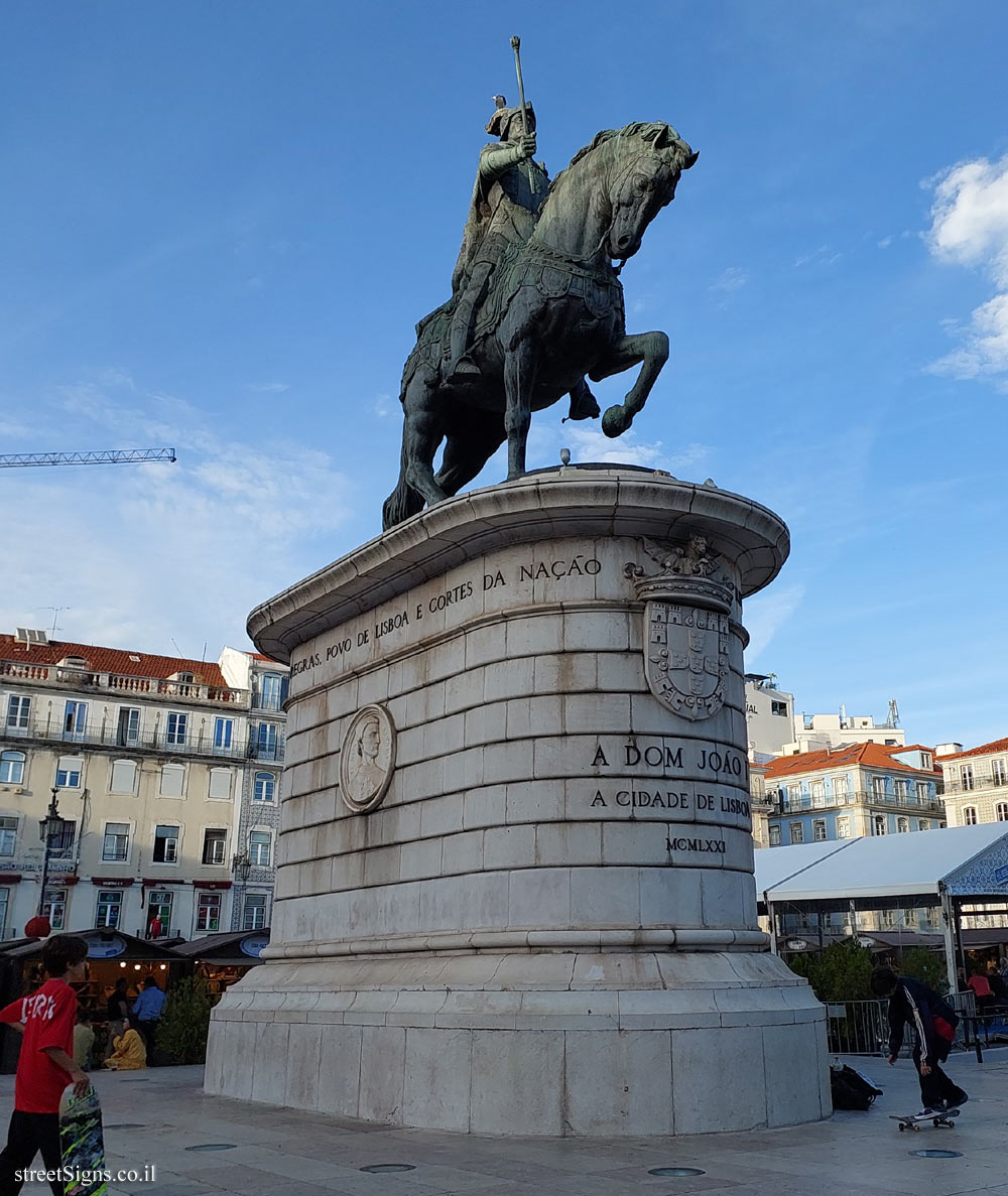 Lisbon - Monument to João I, King of Portugal - Praça da Figueira 5C, 1100-197 Lisboa, Portugal