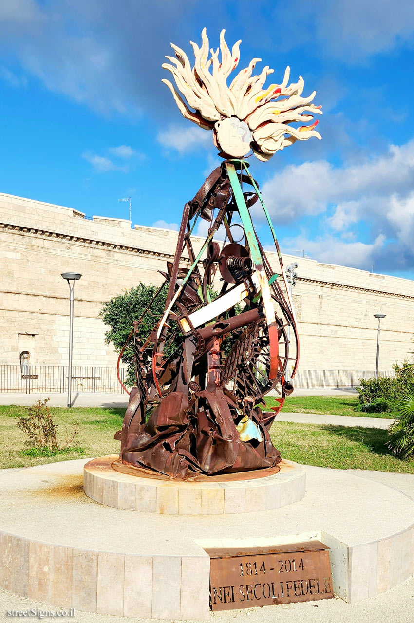 Civitavecchia - "The Flame" commemorating the 200th anniversary of the Carabinieri - Calata Cesare Laurenti, 5, 00053 Civitavecchia RM, Italy