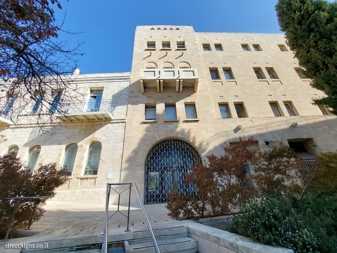 Jerusalem - The Built Heritage - British and Foreign Bible Society Building - Safra Square 8, Jerusalem, Israel