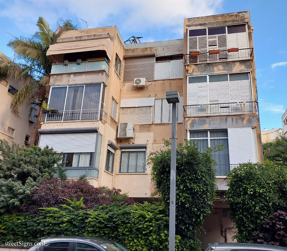 The house of Lya Dulitzkaya - Shlomtsiyon HaMalka St 9, Tel Aviv-Yafo, Israel