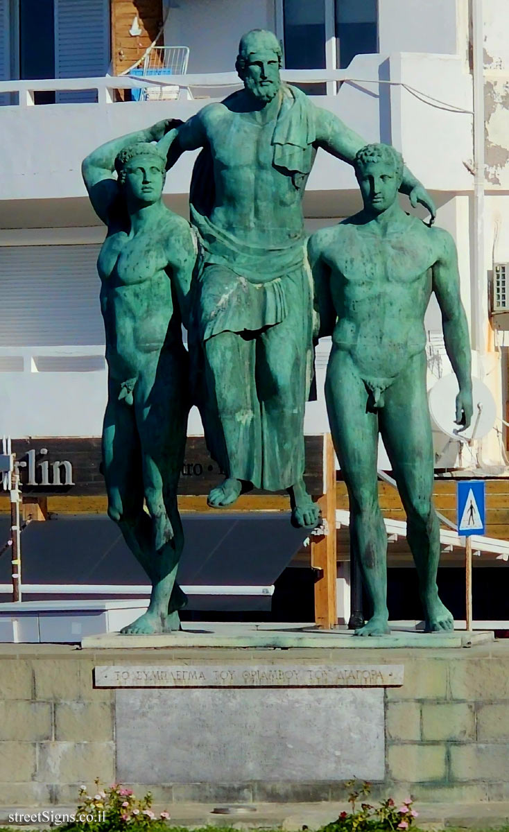 Rhodes (Rhodes) - Diagoras of Rhodes Statue - Akti Kanari, Rodos 851 00, Greece