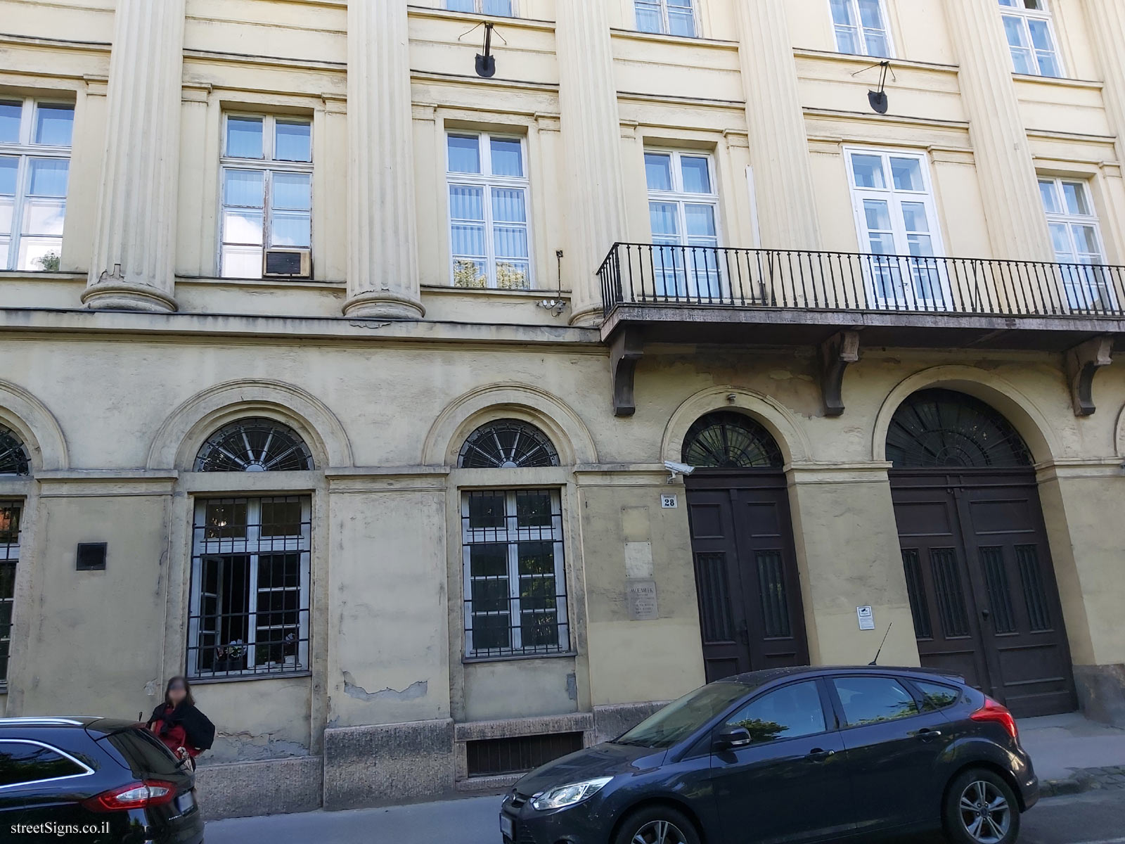 Budapest - a preservation building built by Hild József - Budapest, Honvéd u. 28, 1055 Hungary