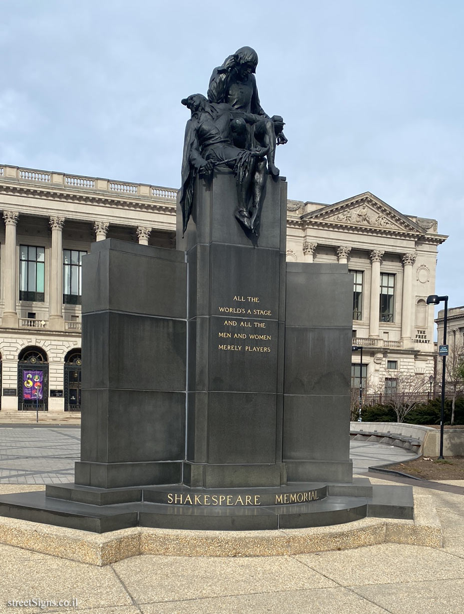 Philadelphia - Shakespeare Memorial - Philadelphia, PA, USA