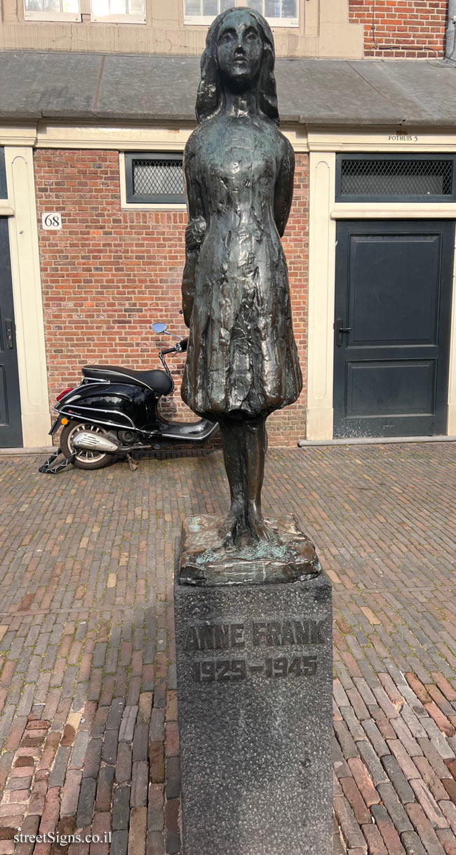 Amsterdam - Anne Frank Monument - Westermarkt 68, 1016 DL Amsterdam, Netherlands