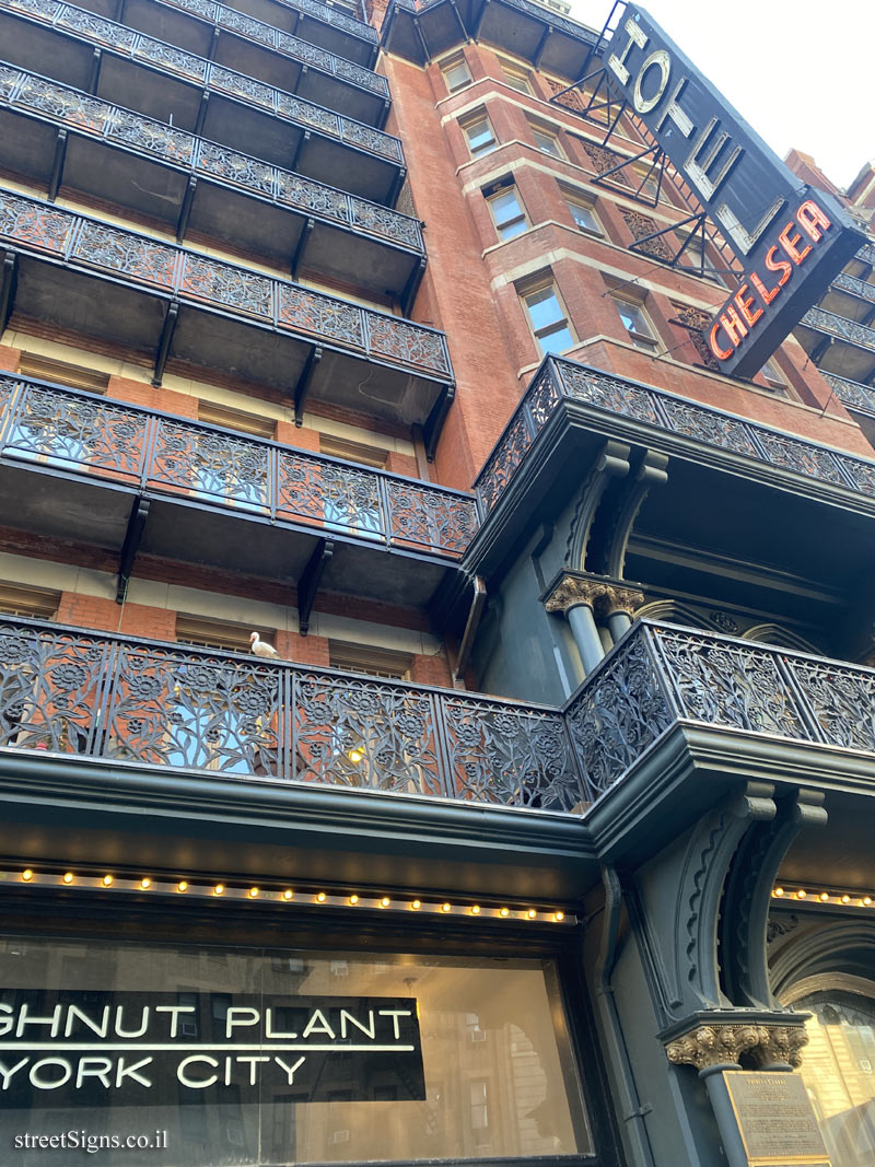 New York - Landmarks - Chelsea Hotel - 222 W 23rd St, New York, NY 10011, USA