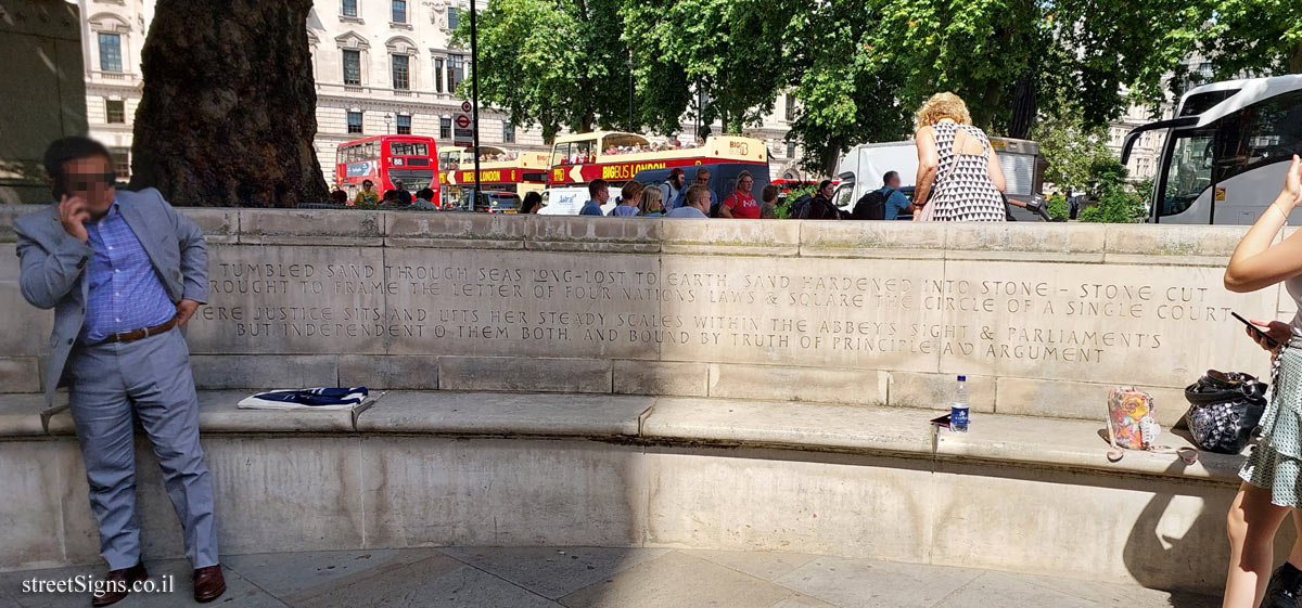 London - Supreme Court poem - Little George St, London SW1P 3BD, UK