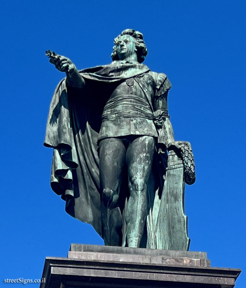 Stockholm - the statue of Gustav III, King of Sweden - Tre Kronor, Storkyrkobrinken, 111 28 Stockholm, Sweden