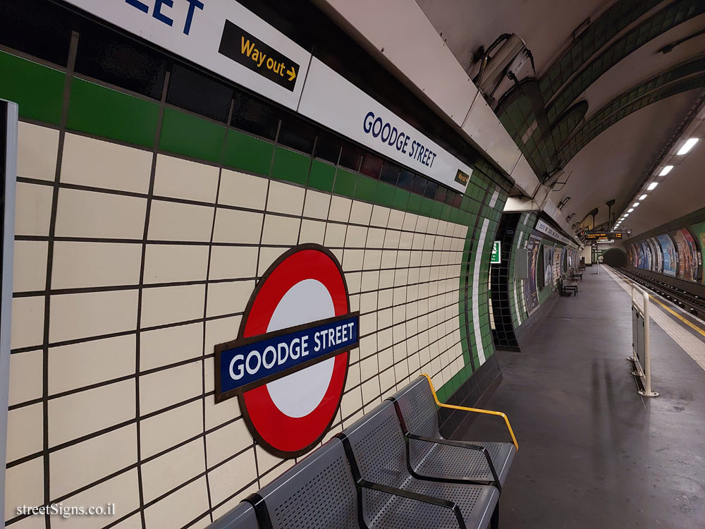 Goodge Street, Underground - London , UK