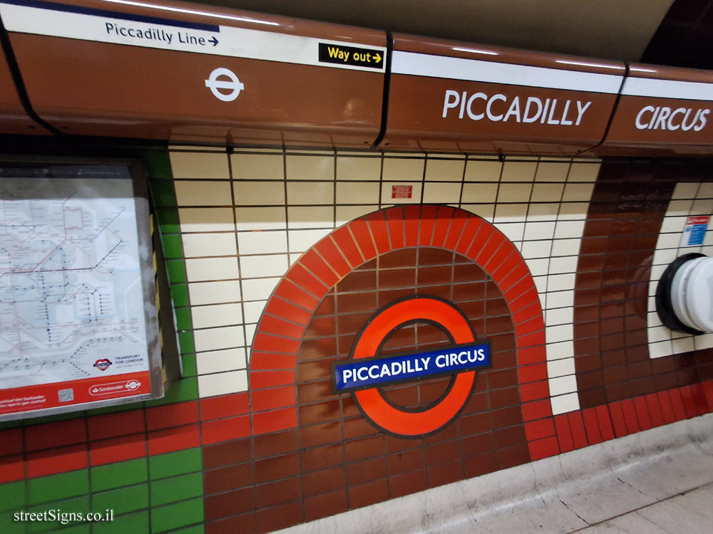 London - London Underground History - Our heritage: Women in transport - Piccadilly Circus, Piccadilly Circus, London WIJ 9HP, UK