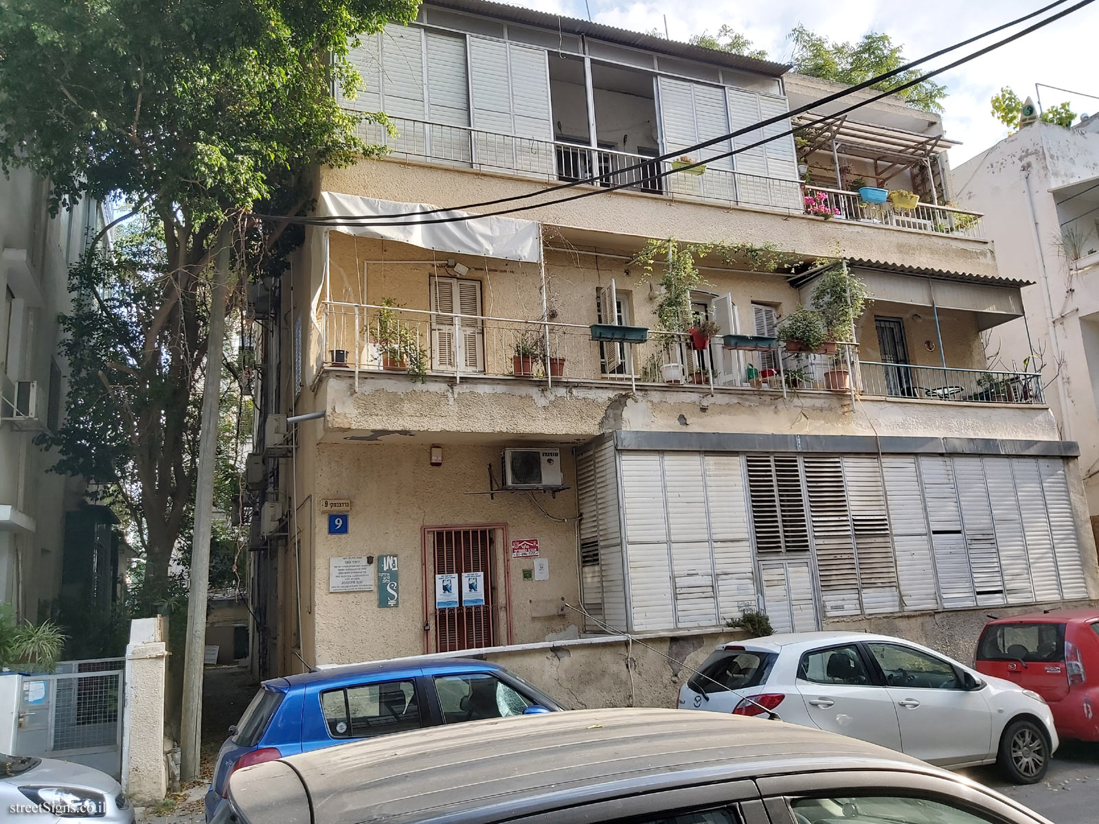 The house of  Joseph Bau - Berdyczewski St 9, Tel Aviv-Yafo, Israel