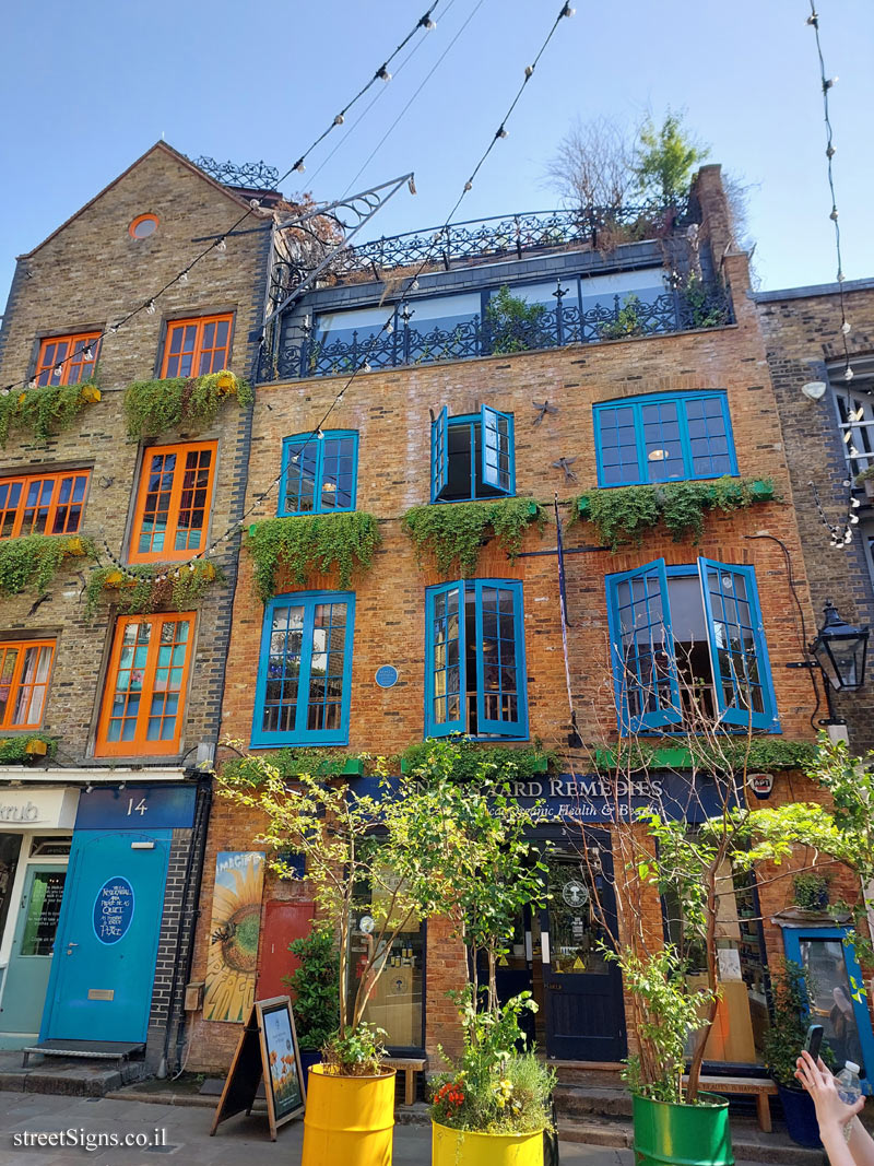 London - the studio where they edited the film Monty Python - 11 Neal’s Yard, London WC2H 9DP, UK