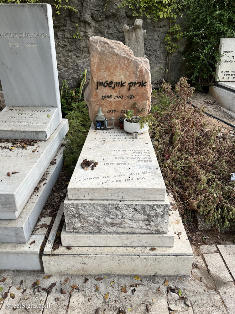 Tel Aviv - Trumpeldor Cemetery - Eric Einstein’s grave - Hovevei Tsiyon St 18, Tel Aviv-Yafo, Israel