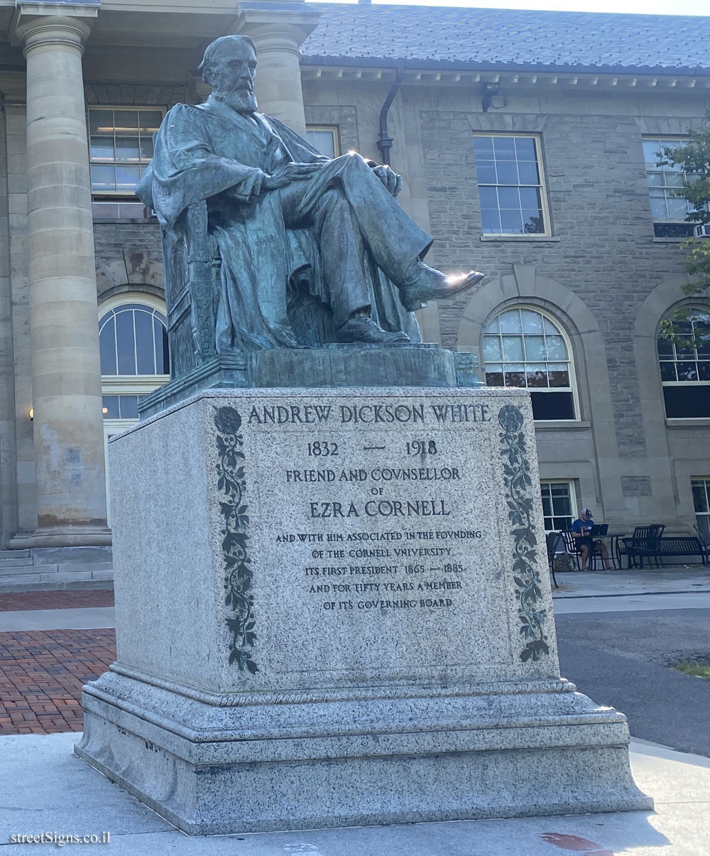 Ithaca - Cornell University - Statue of Andrew Dixon White - 232 Feeney Way, Ithaca, NY 14850, USA