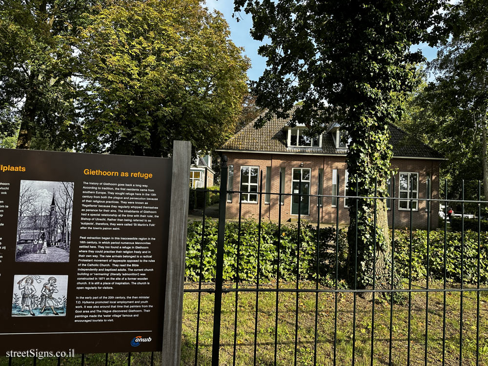 Giethoorn - Giethoorn as refuge - Dominee T.O. Hylkemaweg 43, 8355 CE Giethoorn, Netherlands
