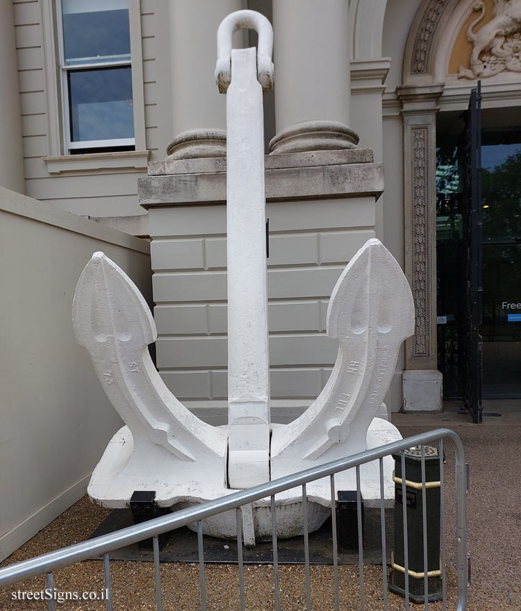 London - Greenwich - National Maritime Museum - Hall’s improved anchor - Unnamed Road, London SE10 9NF, UK