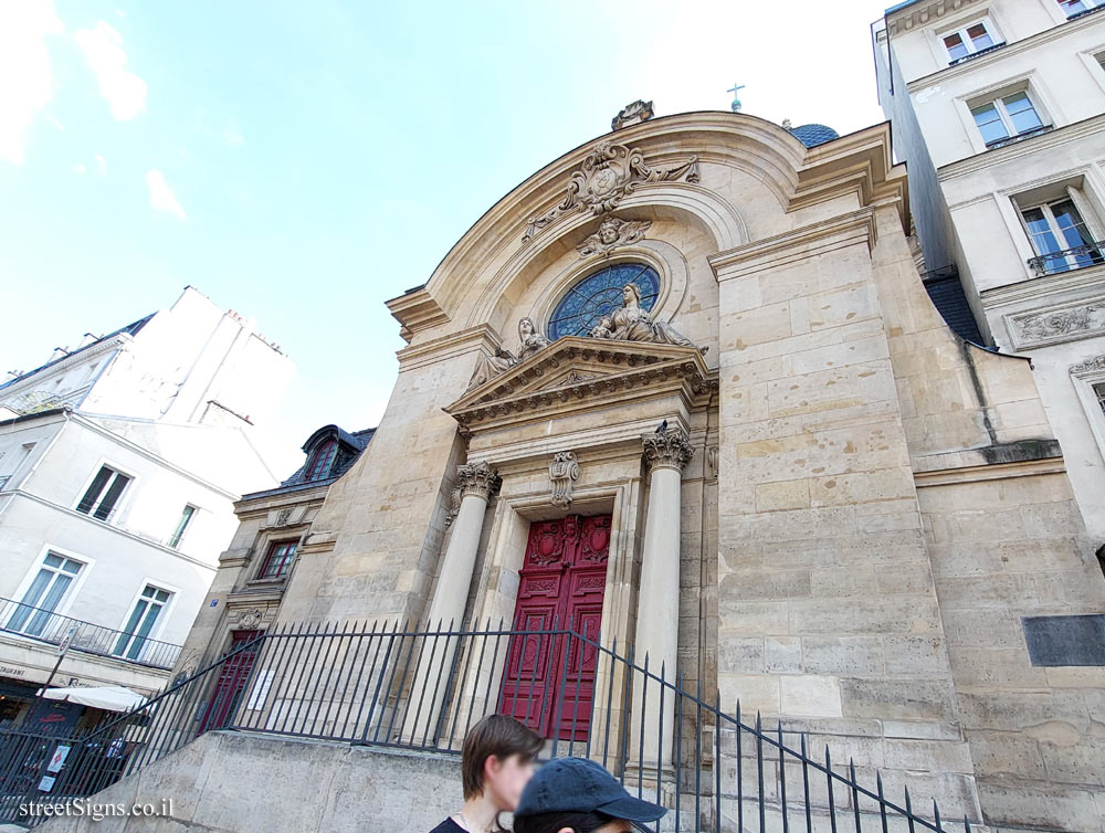 Paris - History of Paris - Saint Mary’s Temple - 17 Rue Saint-Antoine, 75004 Paris, France
