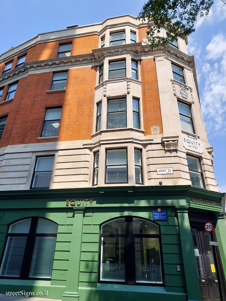 London - the house where John Logie Baird made his first experiments - 8 West St, London WC2H 9NG, UK