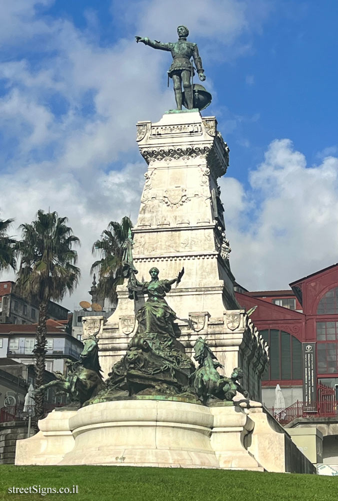 Porto - Monument to Prince Henry the Navigator - Rua do Infante D. Henrique 71, 4050-593 Porto, Portugal