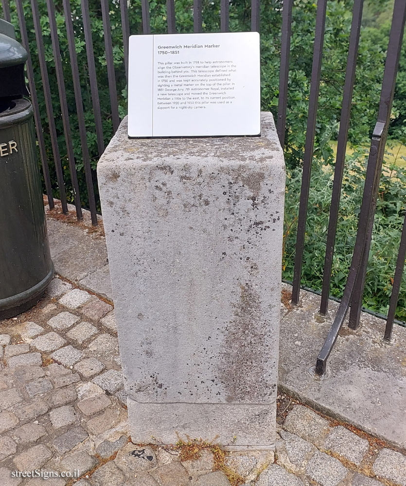 London - Greenwich - Greenwich Meridian Marker 1750-1851 - Royal Observatory, Blackheath Ave, London SE10 8XJ, UK