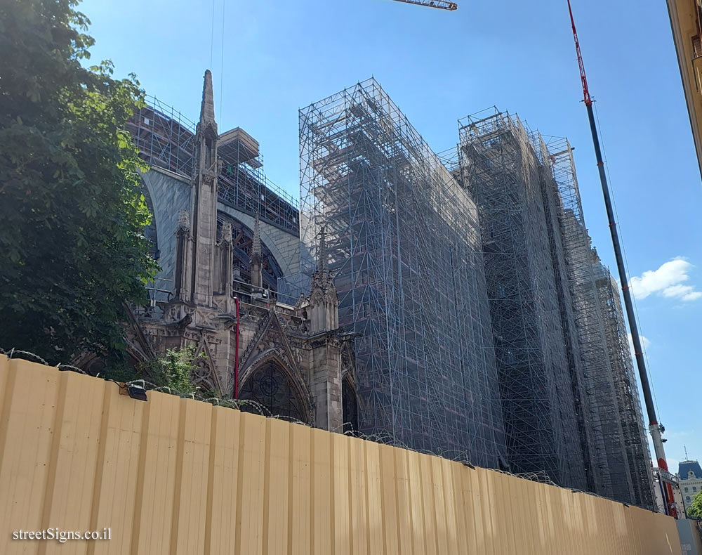 Paris - Restoration of Notre Dame Cathedral - 1 Rue du Cloître-Notre-Dame, 75004 Paris, France