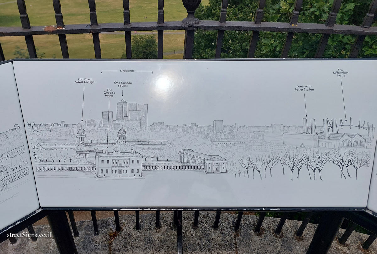 London - Greenwich - Panoramic view from the Royal Observatory - Royal Observatory, Blackheath Ave, London SE10 8XJ, UK