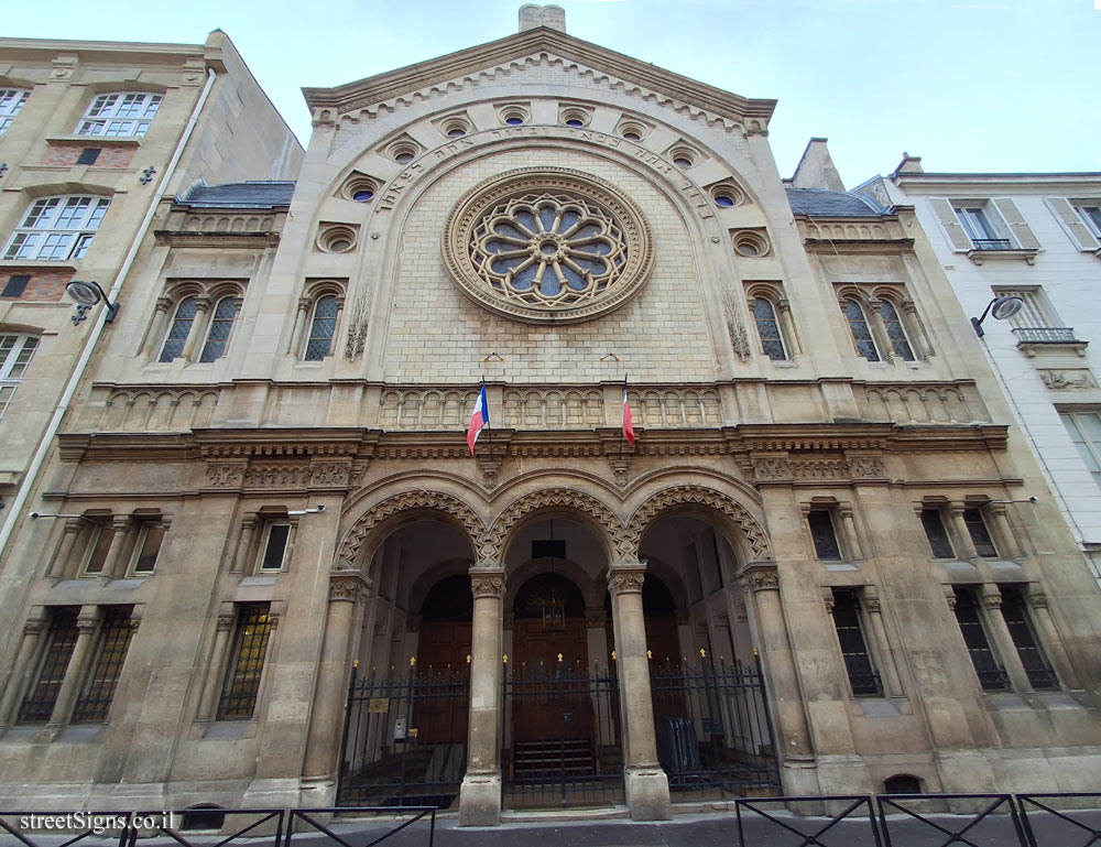 Paris - History of Paris - Buffault Street Synagogue - 28 Rue Buffault, 75009 Paris, France