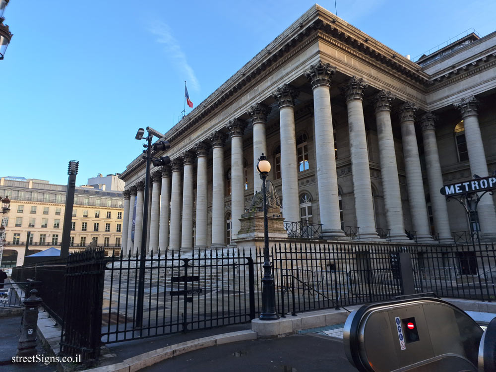 Paris - History of Paris - The Stock Exchange - 31 Pl. de la Bourse, 75002 Paris, France