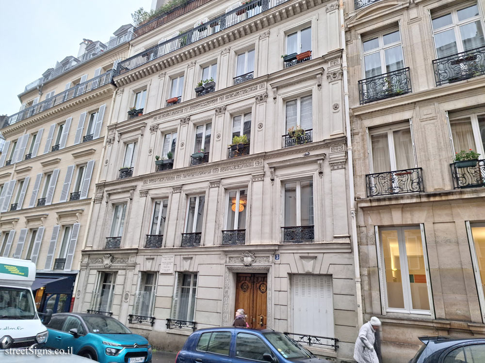 Paris - the house where Richard Wagner lived - 3 Rue d’Aumale, 75009 Paris, France