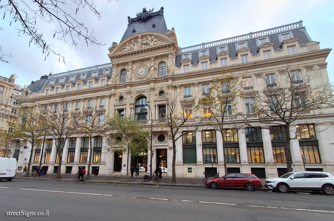Paris - History of Paris - Hôtel Crédit Lyonnais - 21 Bd des Italiens, 75009 Paris, France